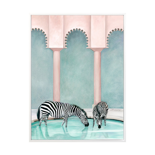 Office Gossip Canvas Wall Art