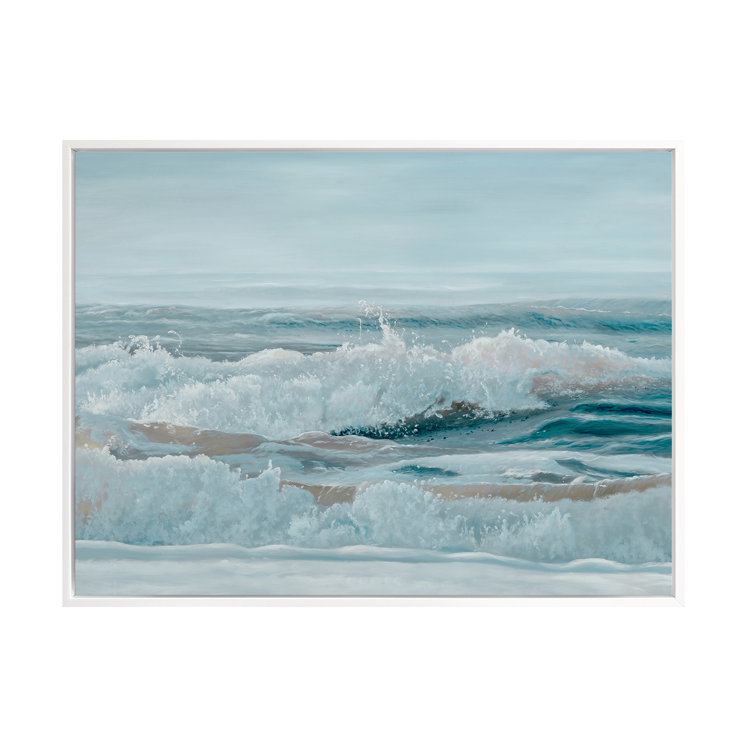 Pebbly Beach Canvas Wall Art