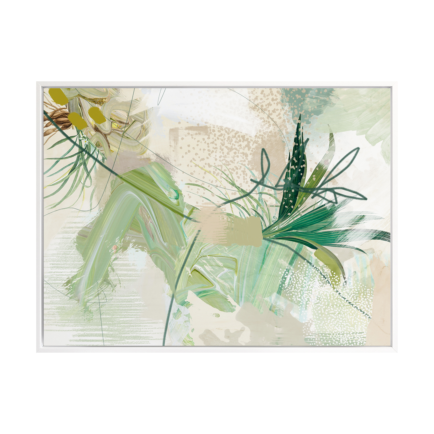 Leafy Greens Canvas Wall Art