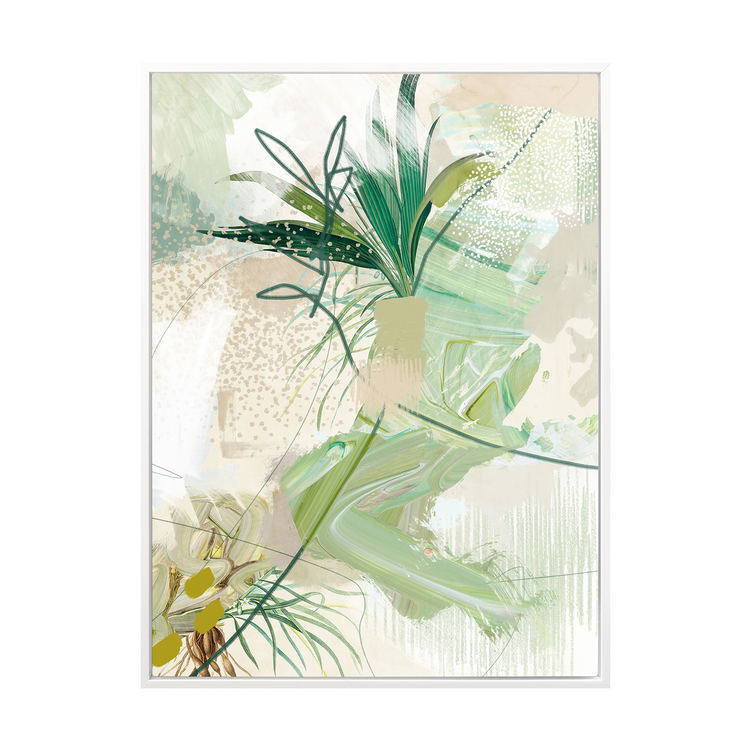 Leafy Greens Canvas Wall Art