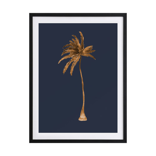 Golden Palm IV Framed Printed Wall Art