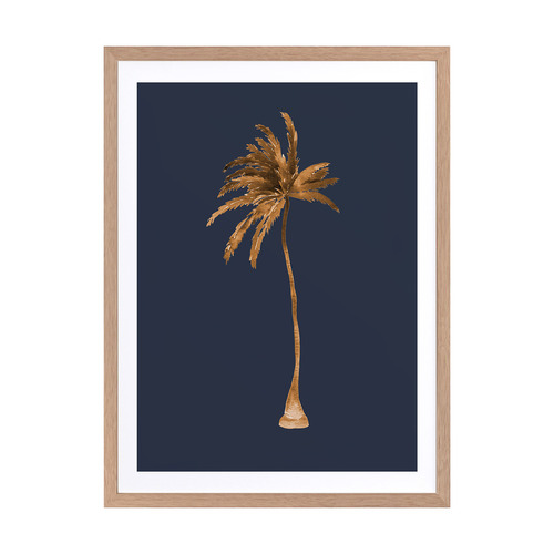 Golden Palm IV Framed Printed Wall Art