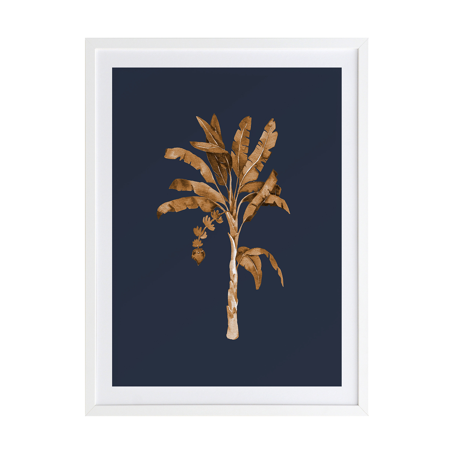 Golden Palm I Framed Printed Wall Art
