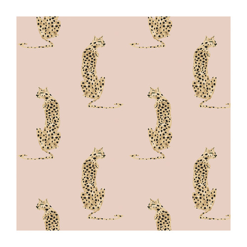 Muted Leopard of Leisure Peel & Stick Wallpaper | Temple & Webster