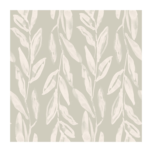 Natural Olive Branch Peel & Stick Wallpaper | Temple & Webster