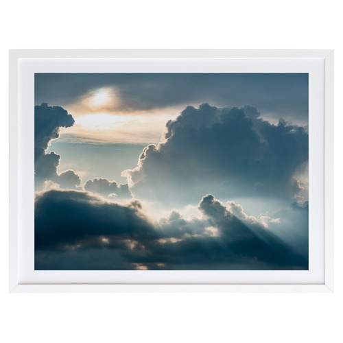 Head's in the Clouds Framed Matte Paper Wall Art