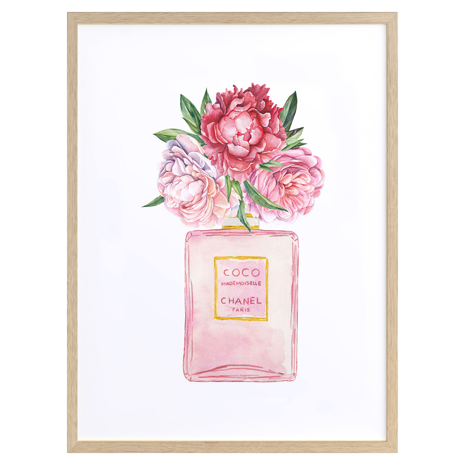Mademoiselle Framed Matte Paper Wall Art