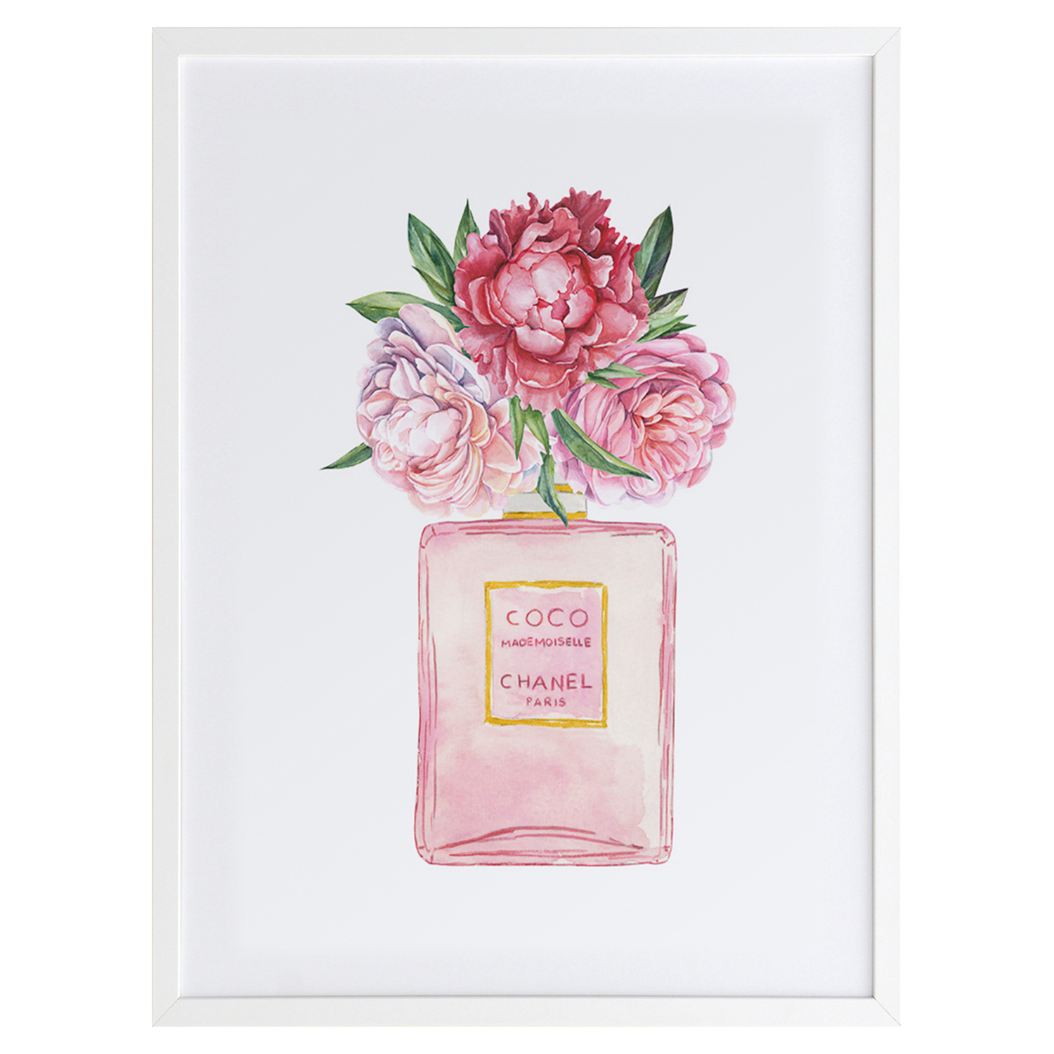 Mademoiselle Framed Matte Paper Wall Art