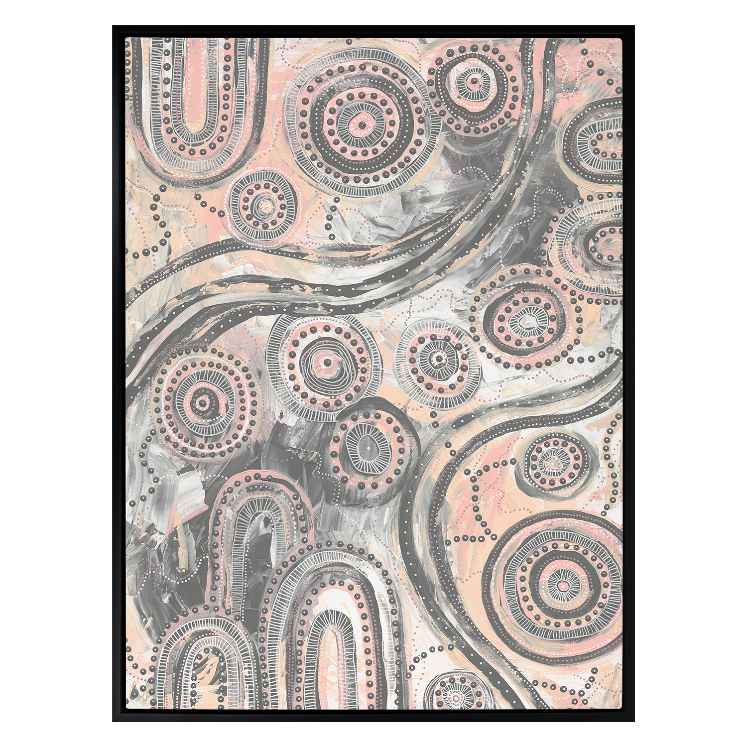 Girra-Warra Framed Canvas Wall Art