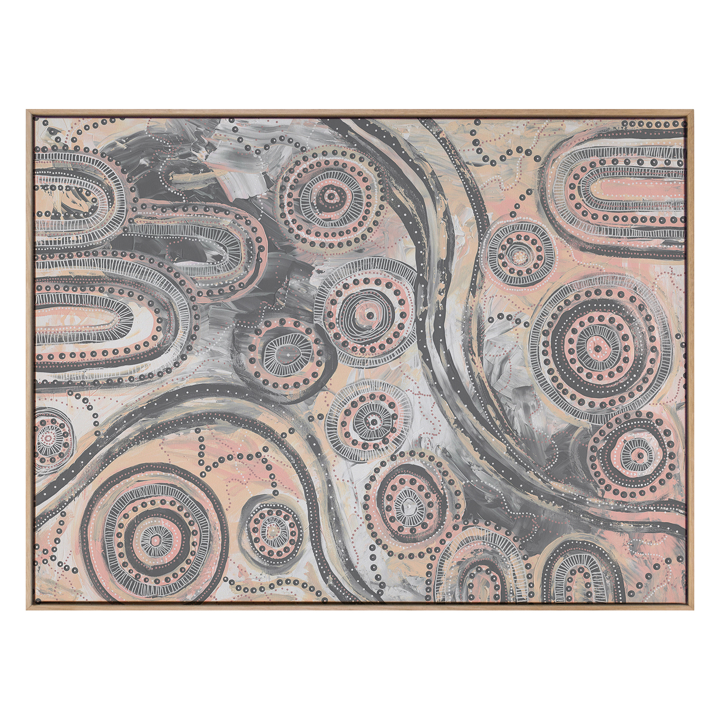 Girra-Warra Framed Canvas Wall Art