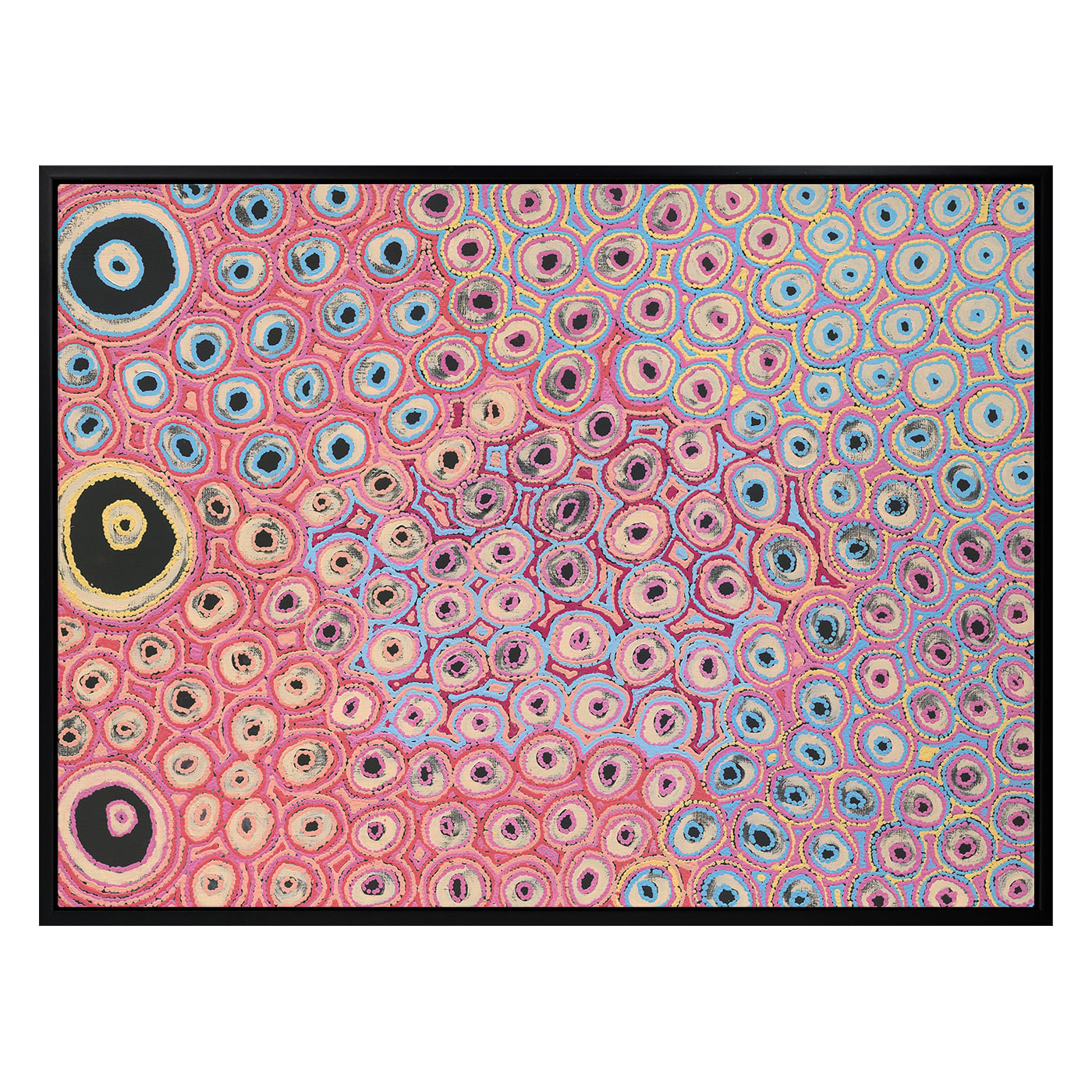 Mina Mina Jukurrpa II Framed Canvas Wall Art