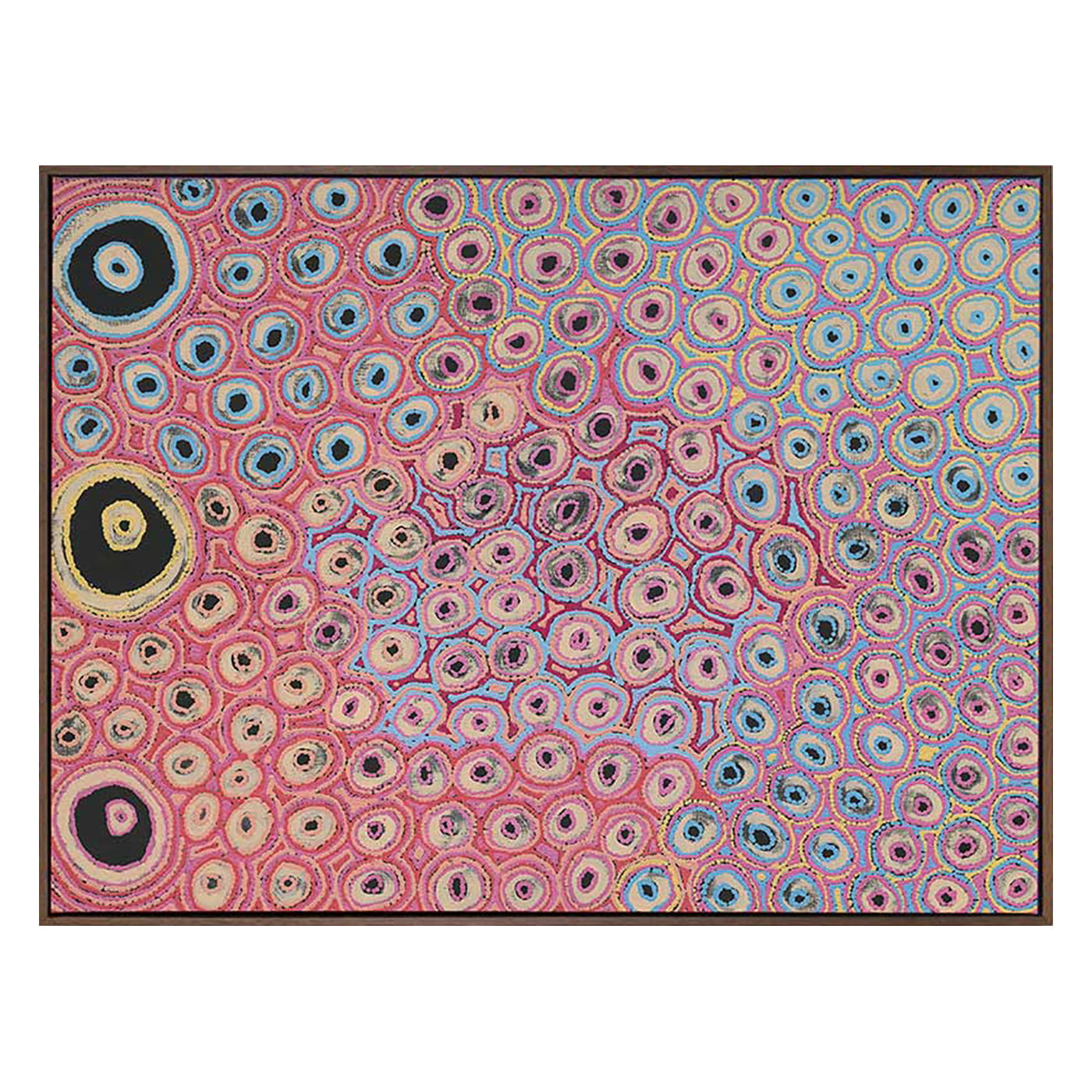 Mina Mina Jukurrpa II Framed Canvas Wall Art