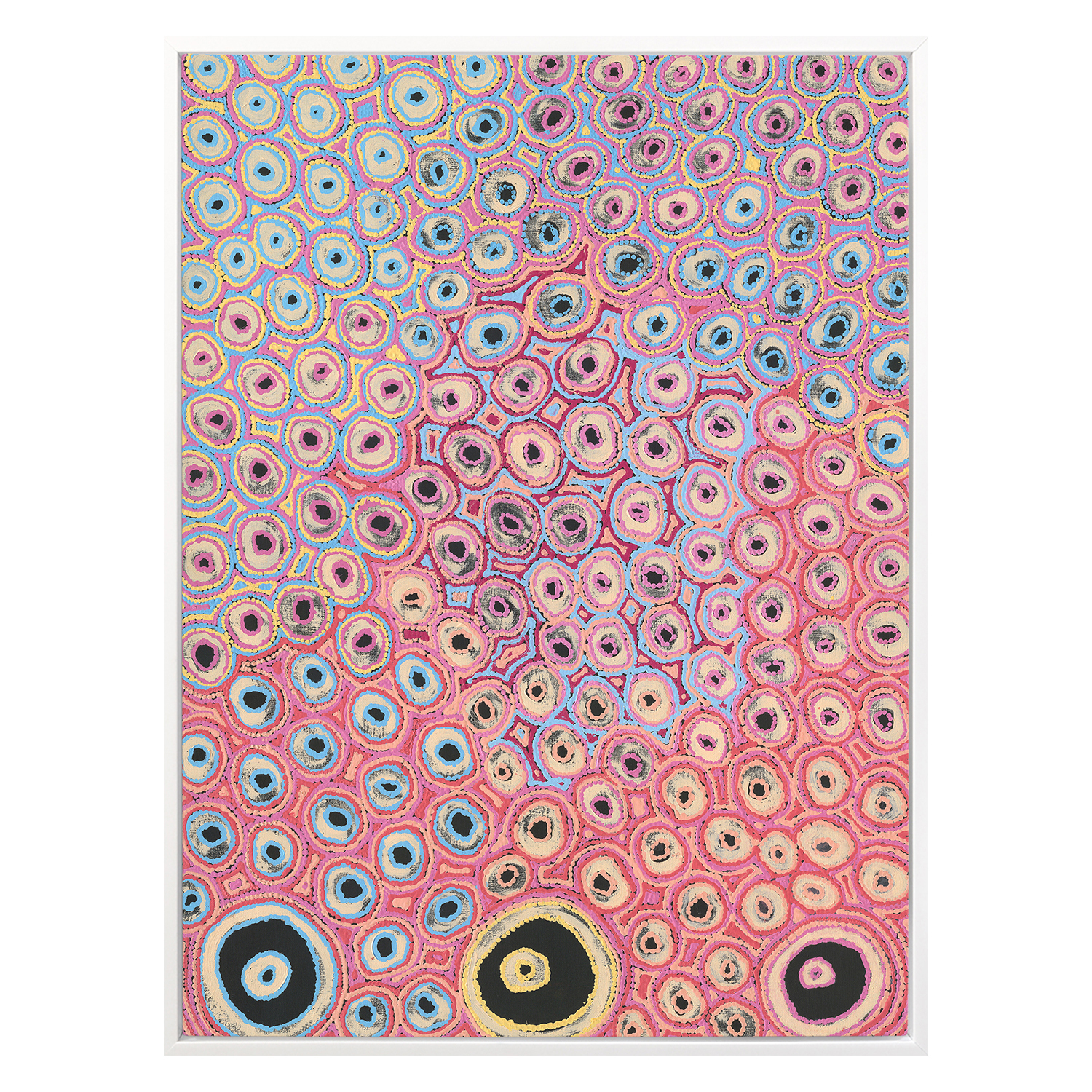 Mina Mina Jukurrpa II Framed Canvas Wall Art