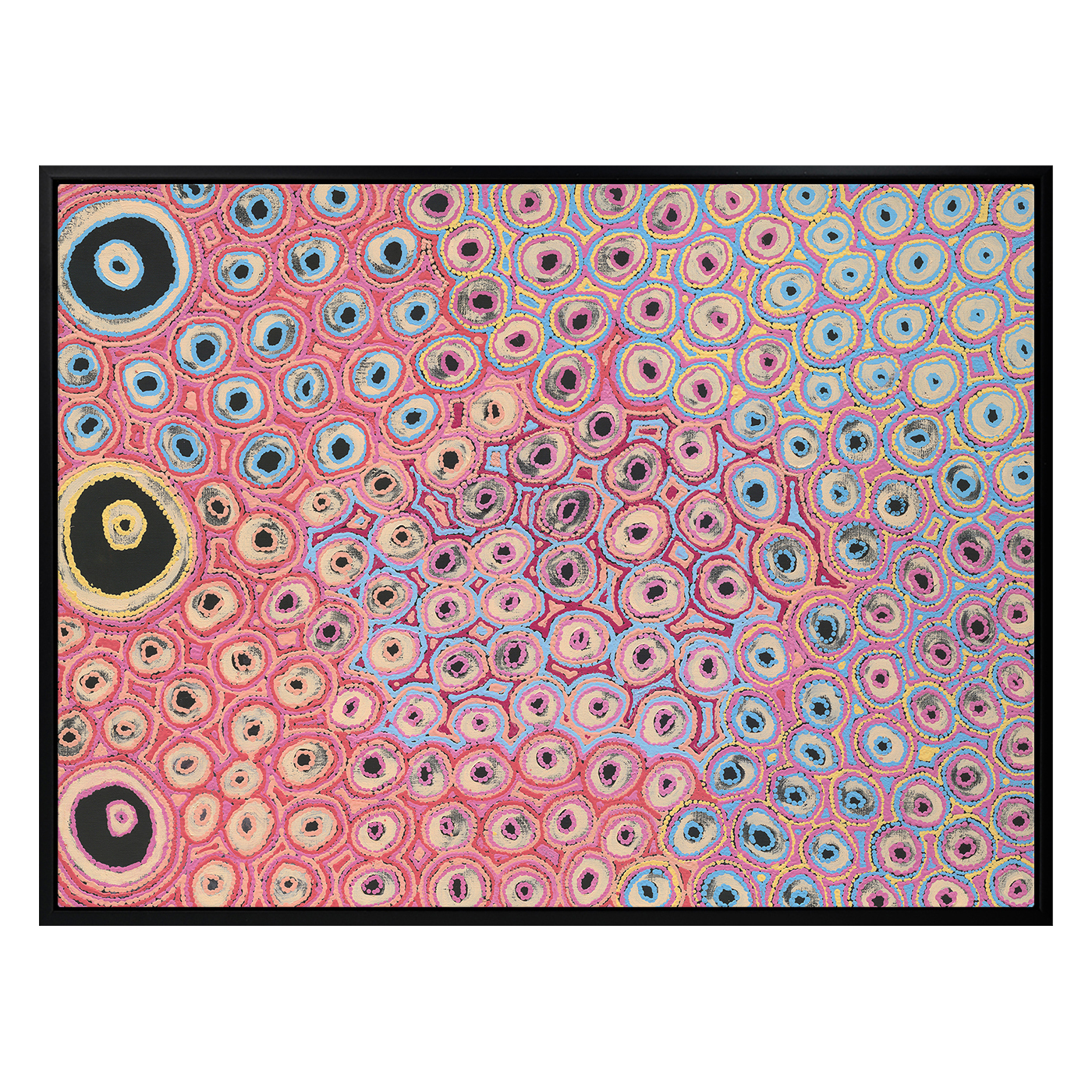 Mina Mina Jukurrpa II Framed Canvas Wall Art