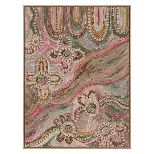 Bila Framed Canvas Wall Art