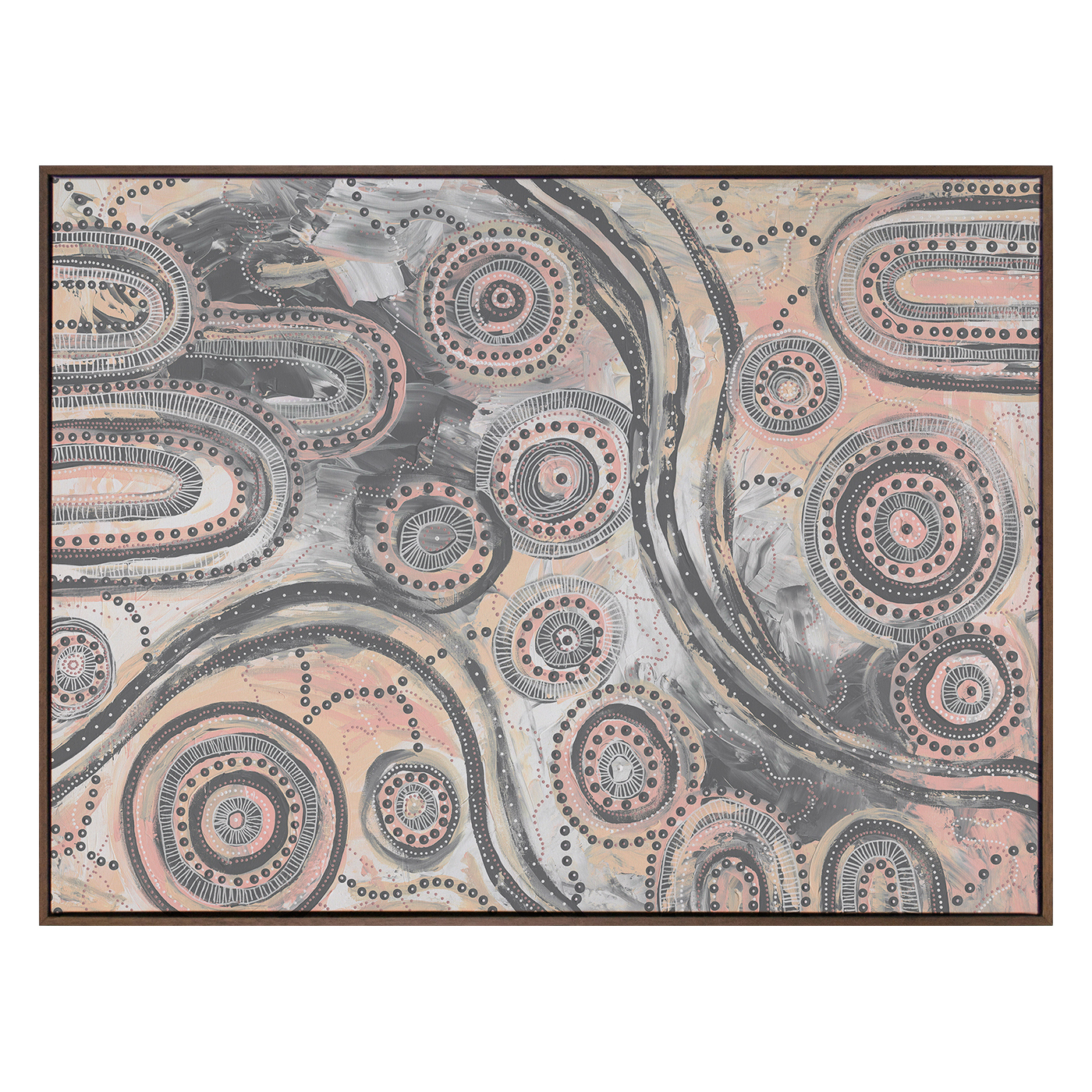 Girra-Warra Framed Canvas Wall Art