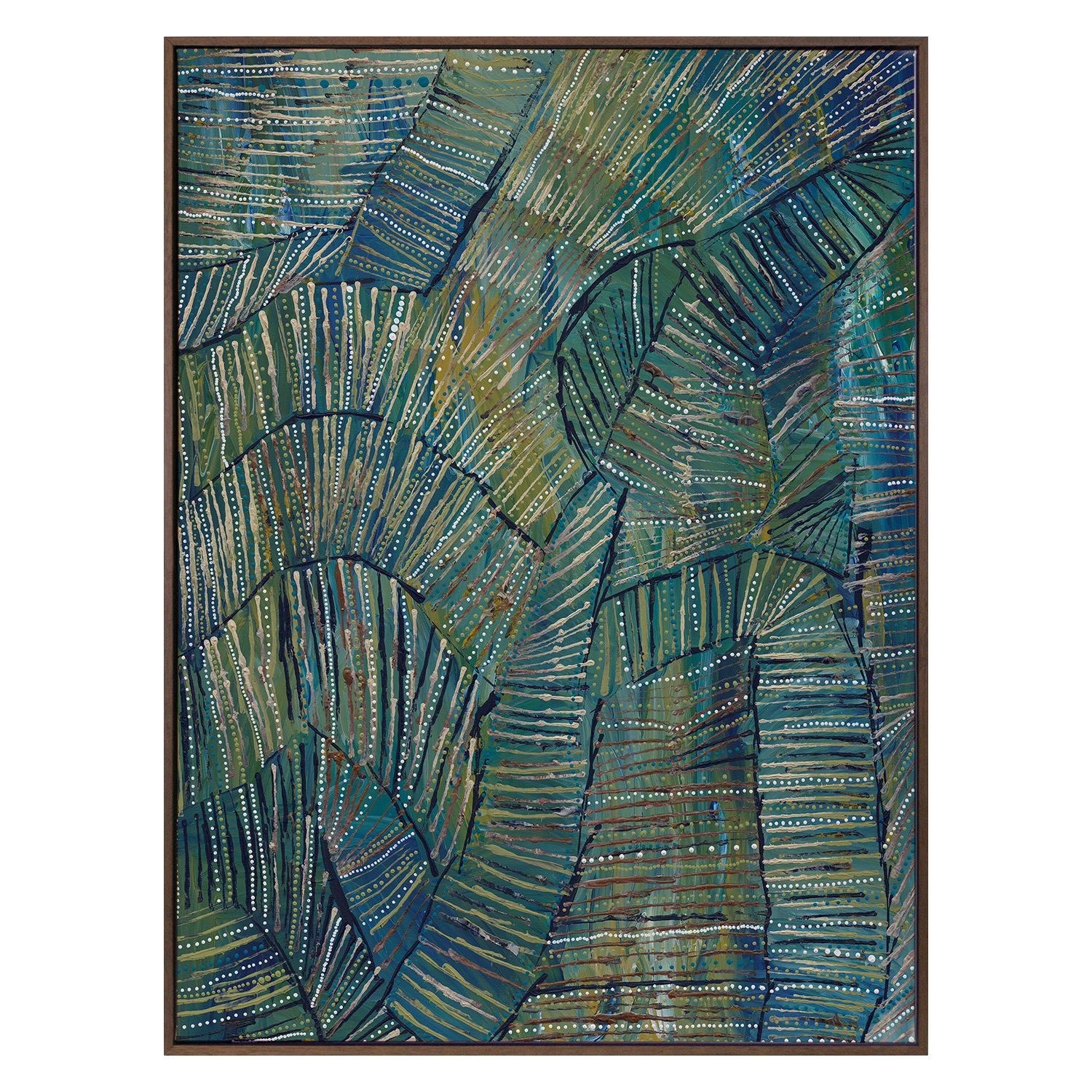 Dhala-bu-nya Framed Canvas Wall Art