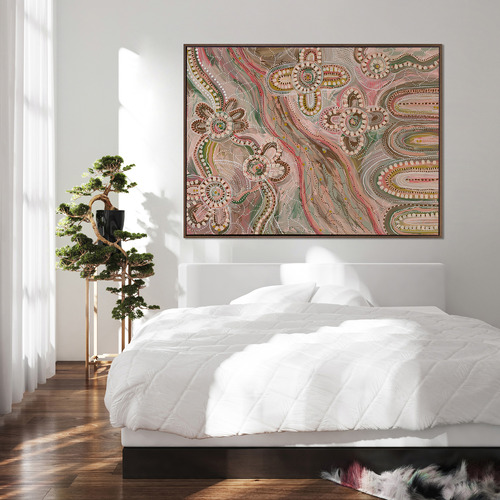 Bila Framed Canvas Wall Art