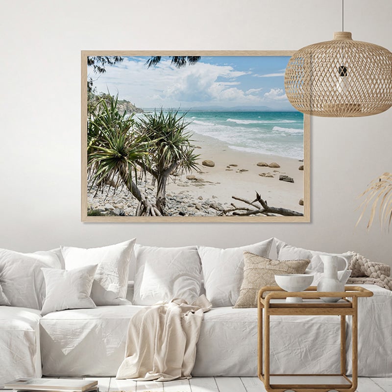 Welcome To Paradise Framed Printed Wall Art