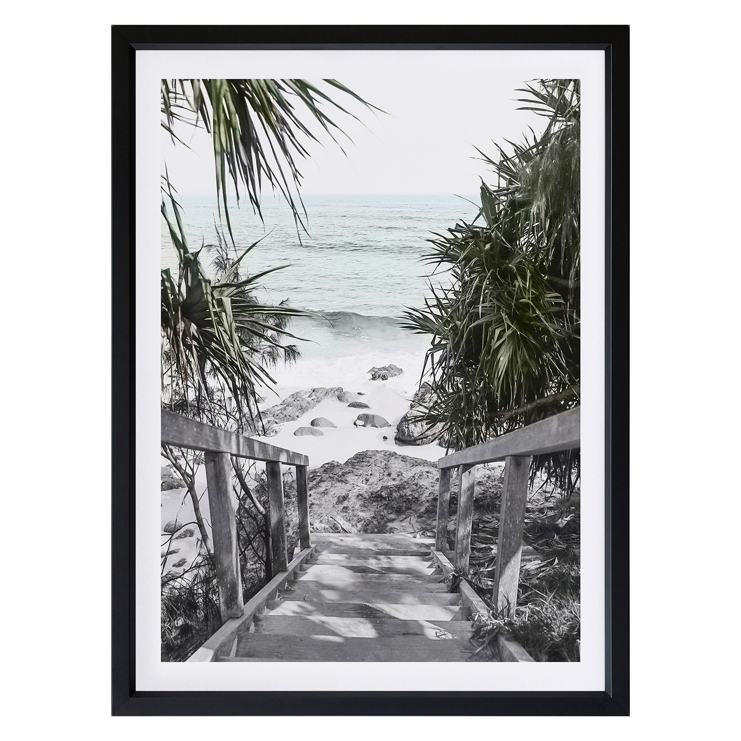 Stairway To Heaven Framed Printed Wall Art