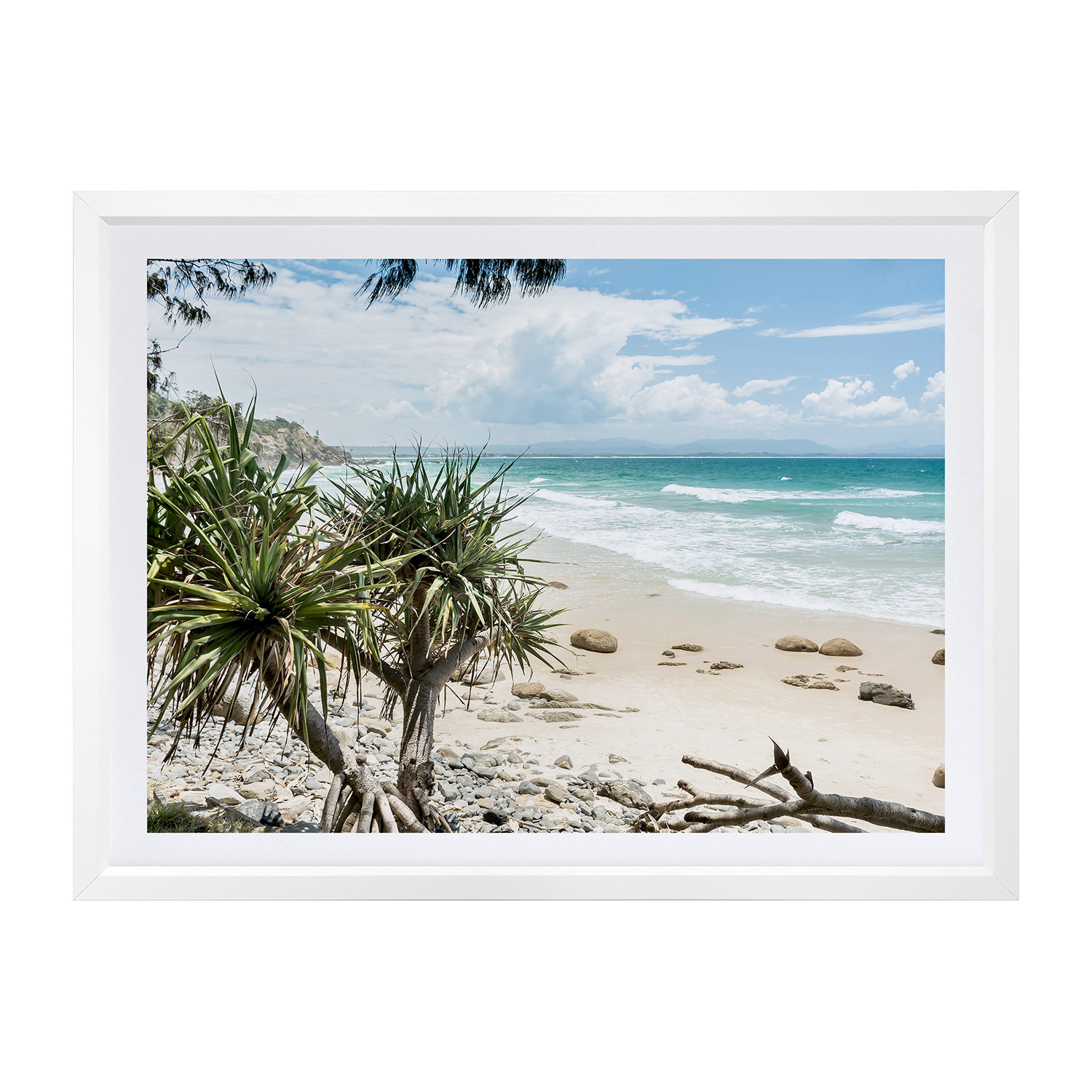Welcome To Paradise Framed Printed Wall Art