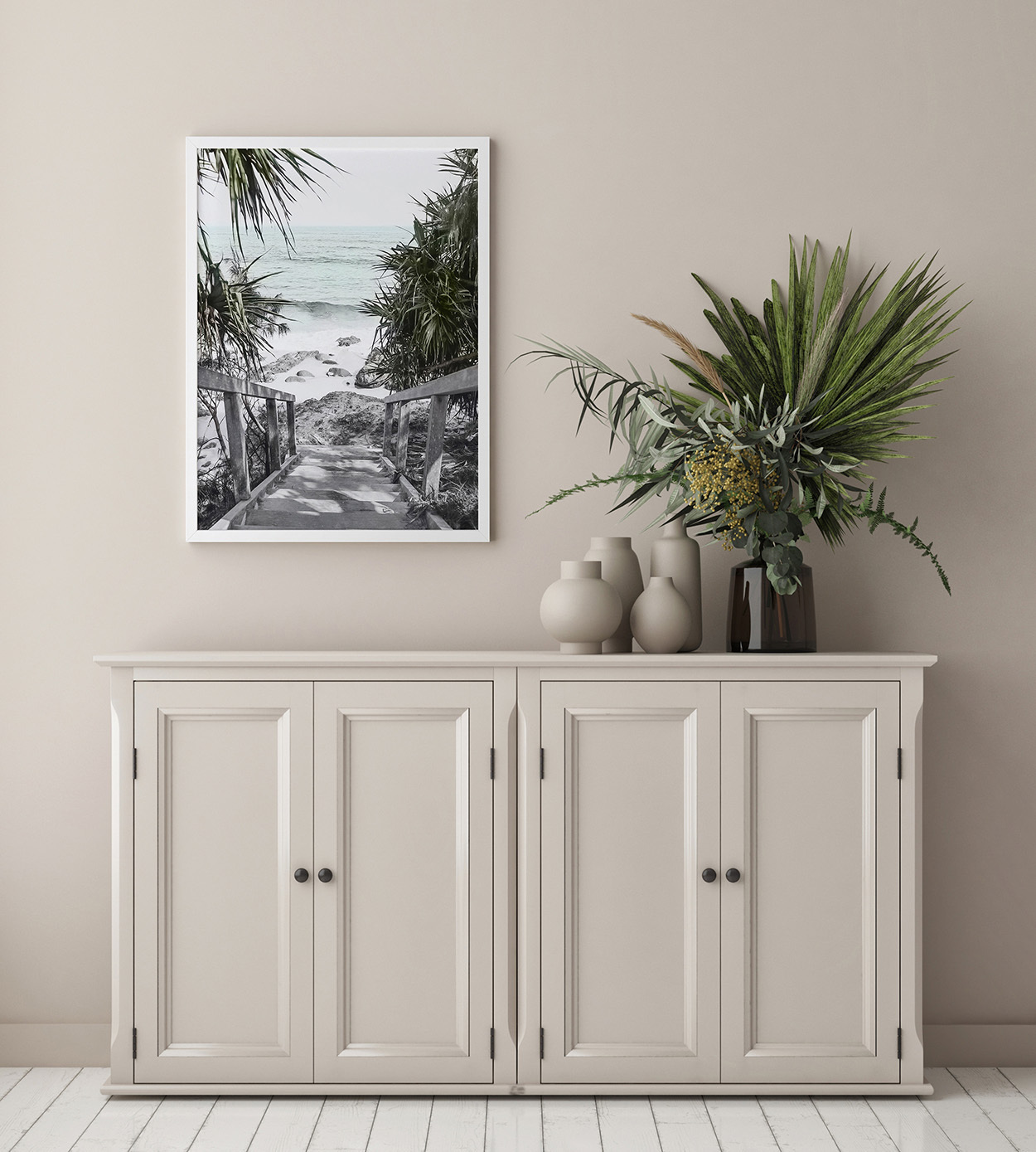 Stairway To Heaven Framed Printed Wall Art