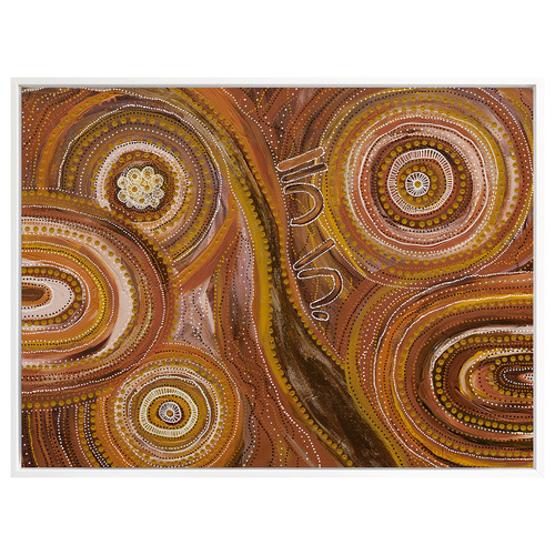 Ngurrbul Dark Canvas Wall Art