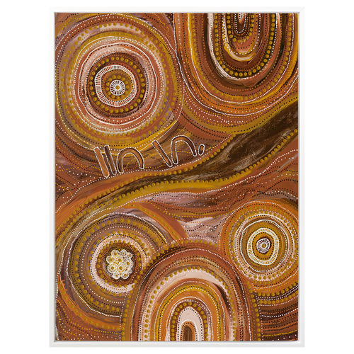 Ngurrbul Dark Canvas Wall Art
