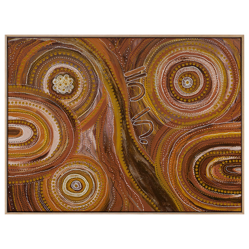 Ngurrbul Dark Canvas Wall Art