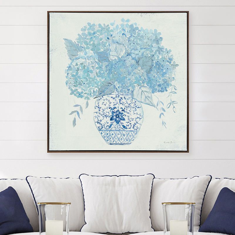 Ginger Jar Hydrangea Canvas Wall Art