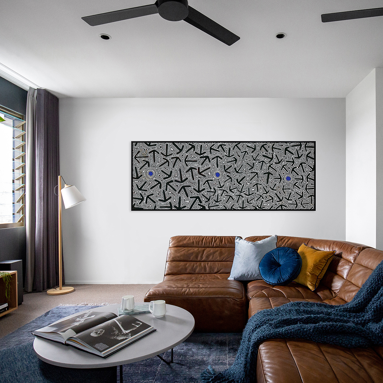 Yankirri Jukurrpa I Canvas Wall Art