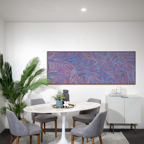 Mina Mina Jukurrpa V Canvas Wall Art