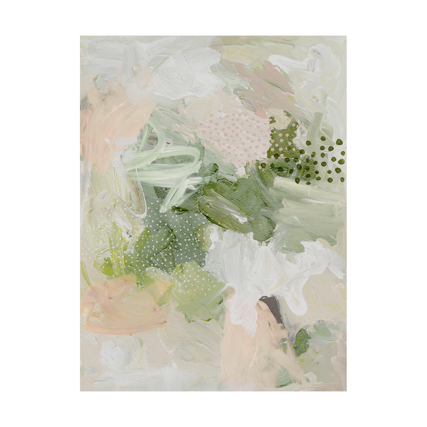 Moss & Ivy I Canvas Wall Art