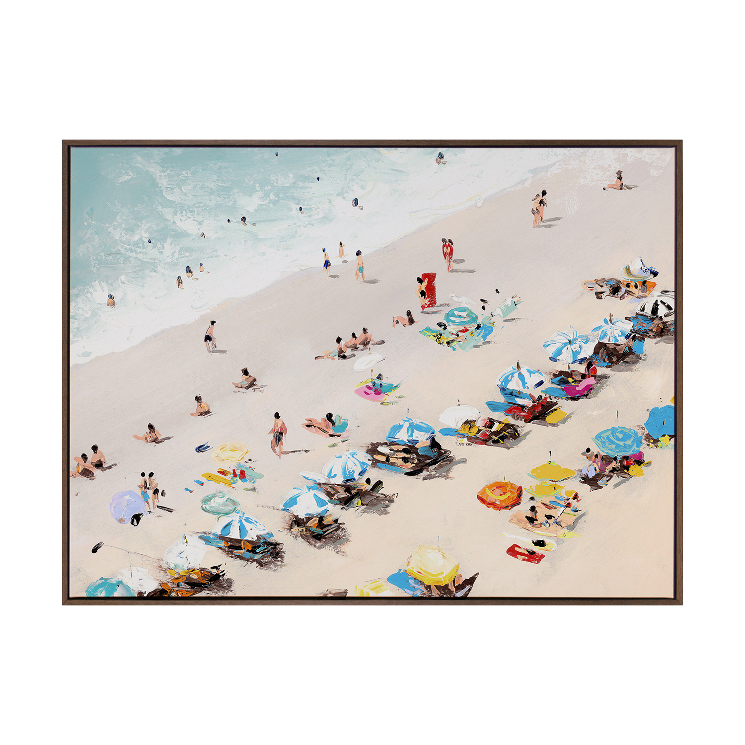 Sunbathers Canvas Wall Art