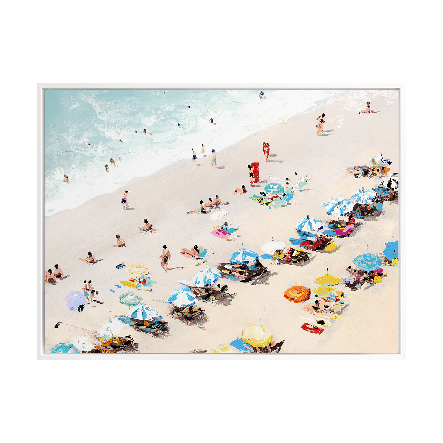 Sunbathers Canvas Wall Art