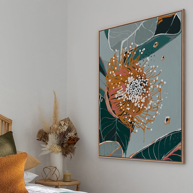 Dusty Flowering Gum II Canvas Wall Art