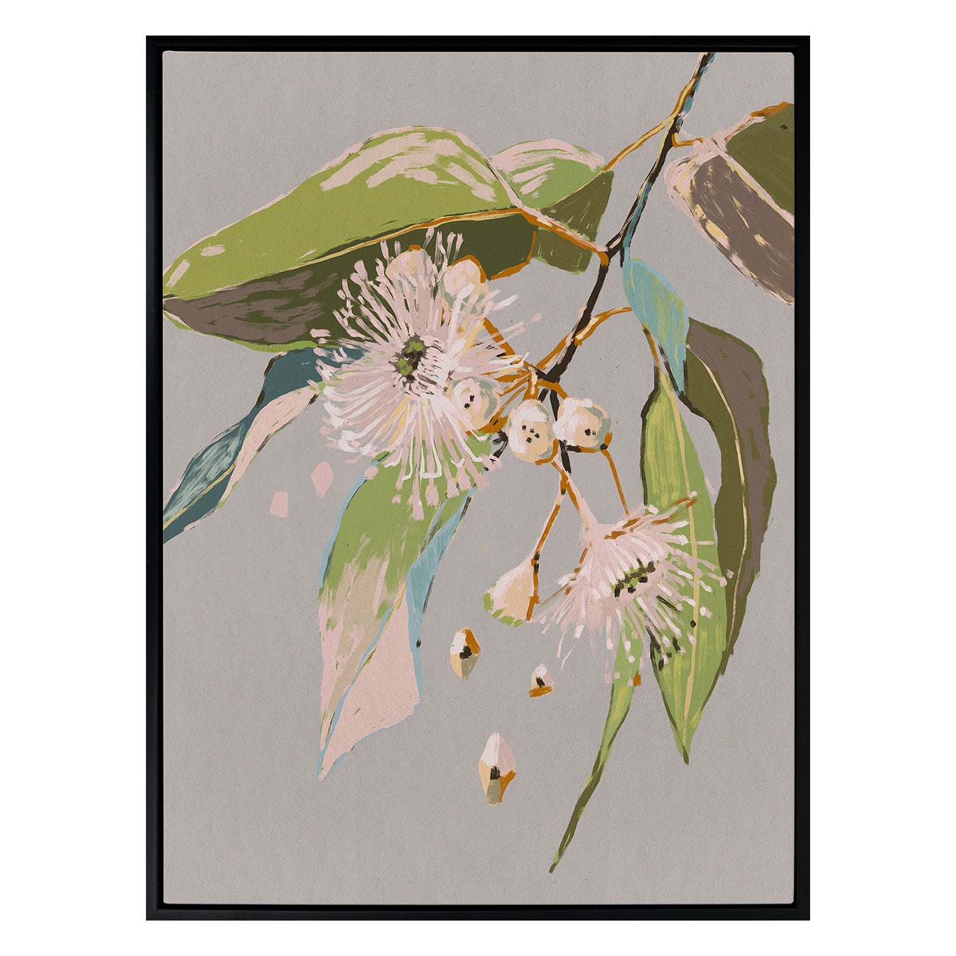 Neutral Flowering Gum II Canvas Wall Art