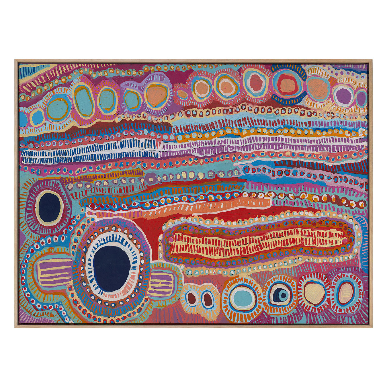 Malikijarra Jukurrpa Canvas Wall Art