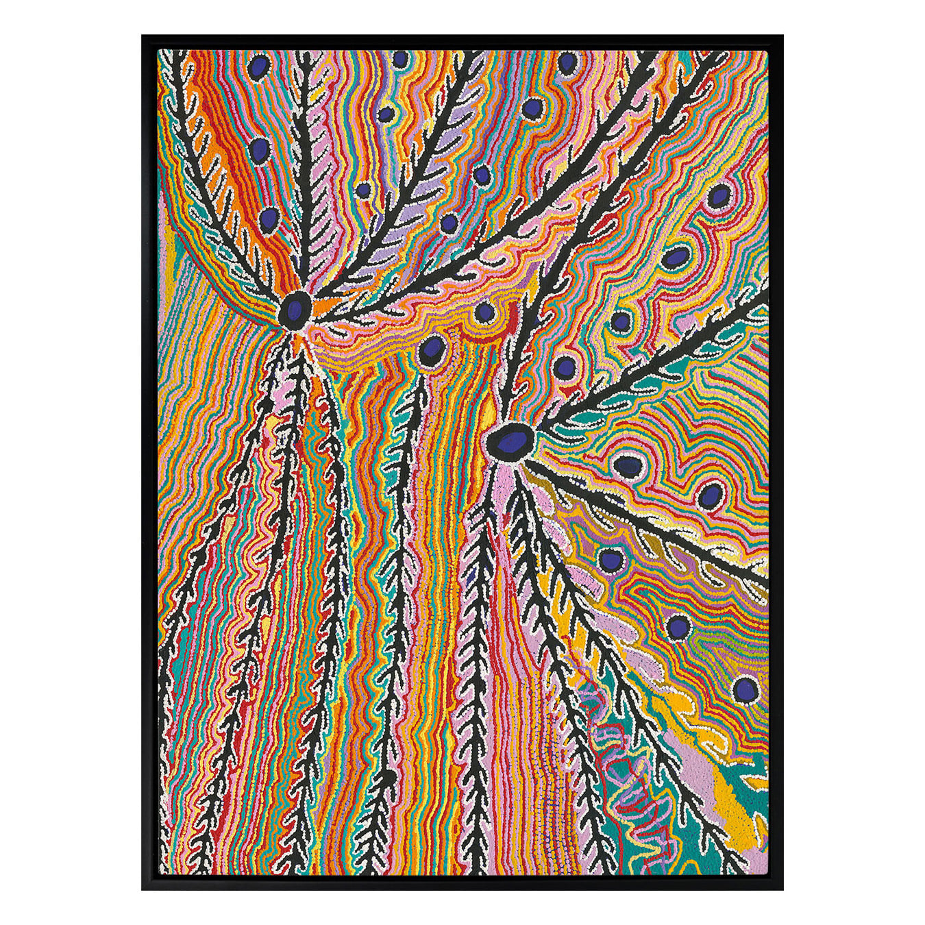 Wakirlpirri Jukurrpa Multicolour Canvas Wall Art