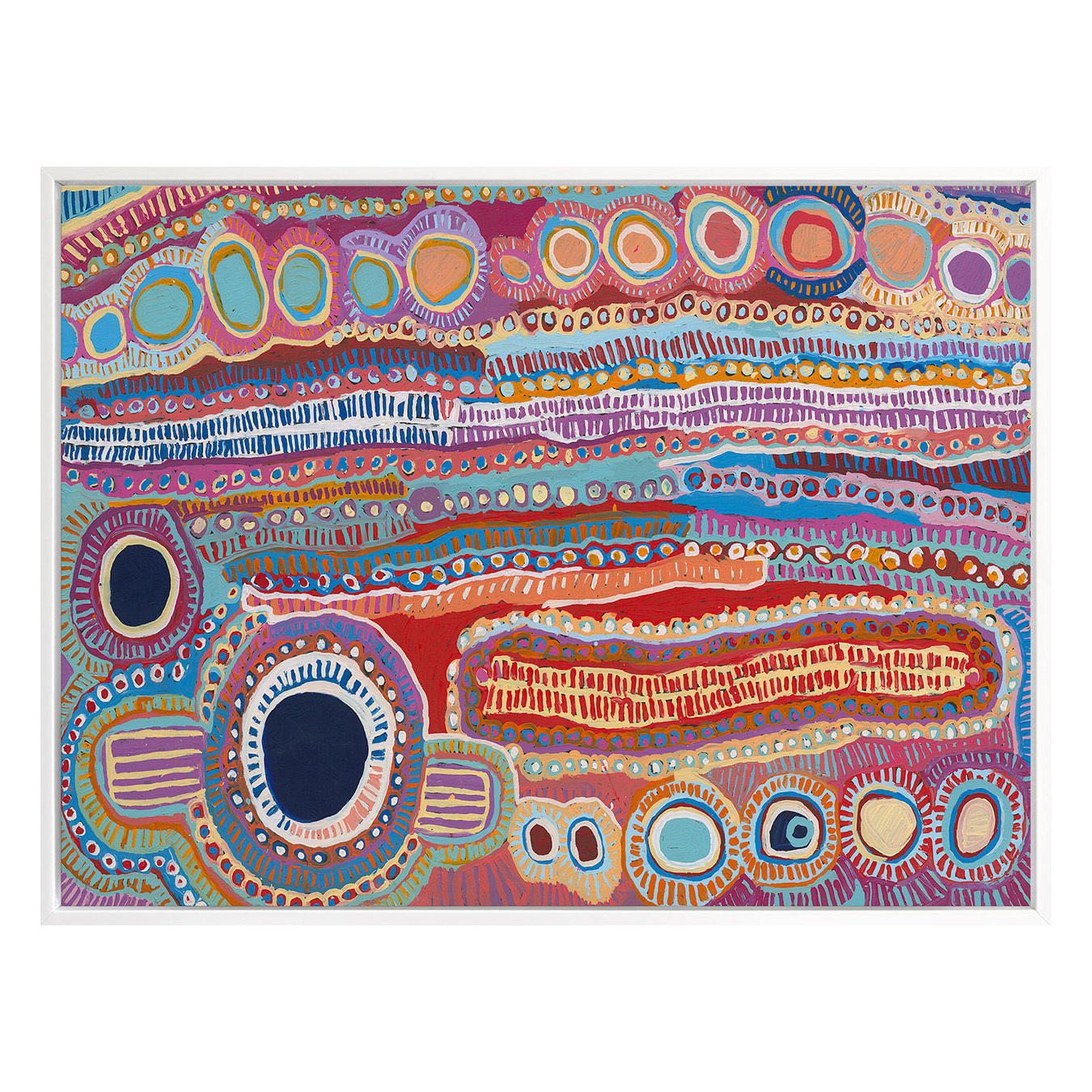 Malikijarra Jukurrpa Canvas Wall Art