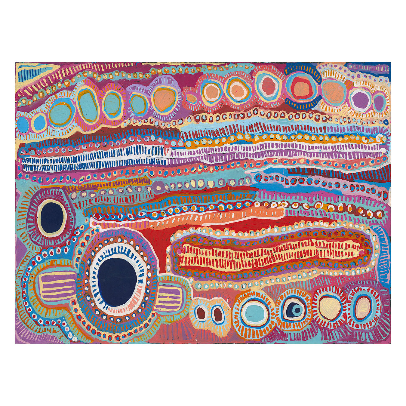 Malikijarra Jukurrpa Canvas Wall Art