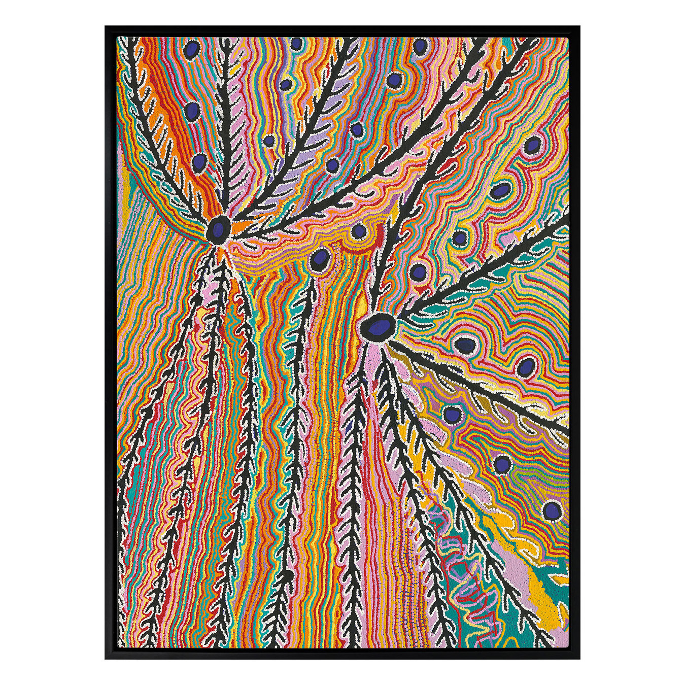 Wakirlpirri Jukurrpa Multicolour Canvas Wall Art