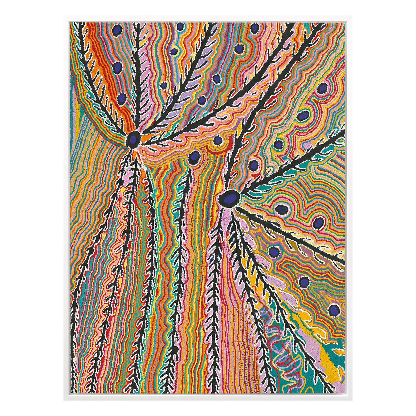 Wakirlpirri Jukurrpa Multicolour Canvas Wall Art