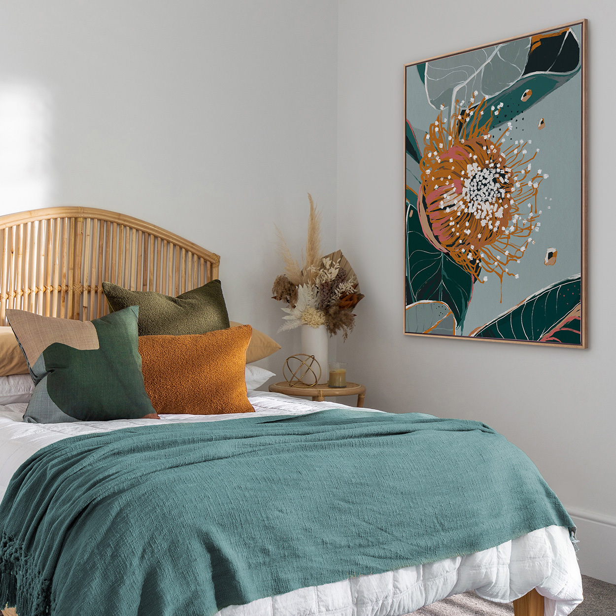 Dusty Flowering Gum II Canvas Wall Art