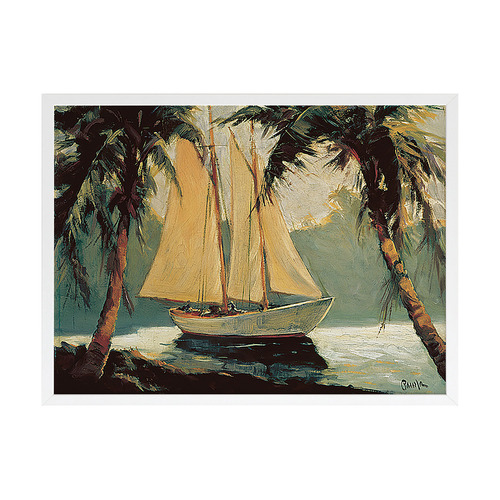 Golden Sails Printed Wall Art
