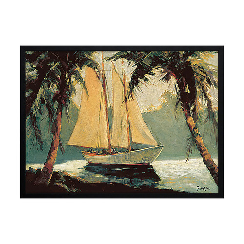 Golden Sails Printed Wall Art