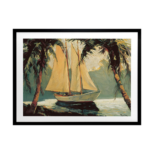 Golden Sails Printed Wall Art
