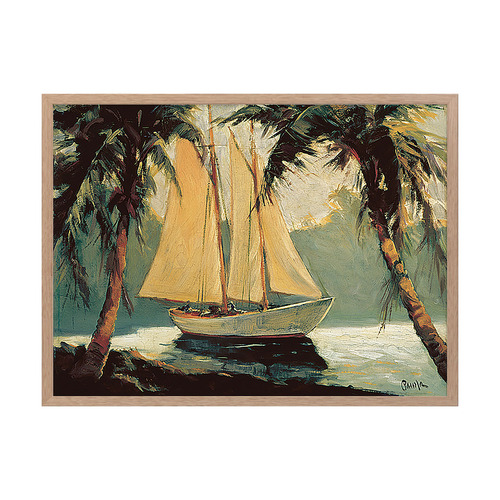 Golden Sails Printed Wall Art