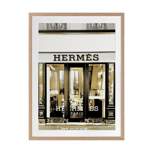 Hermes in Gold Printed Wall Art