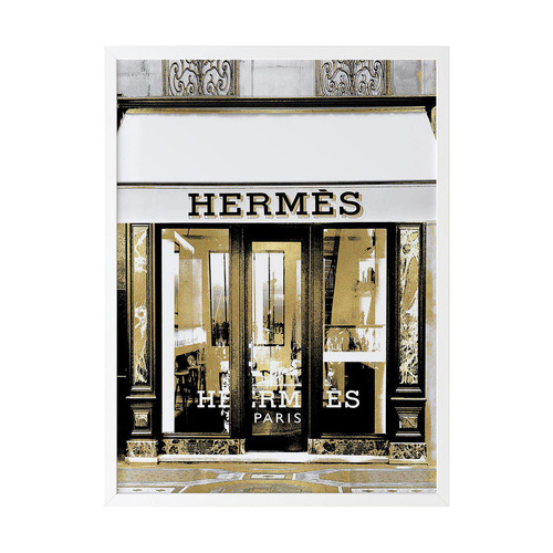 Hermes in Gold Printed Wall Art